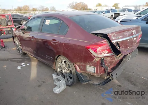 2013 Honda Civic Lx из США, поврежденный, VIN 2HGFB2F56DH564841